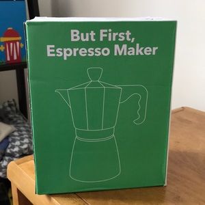 Brand new espresso maker